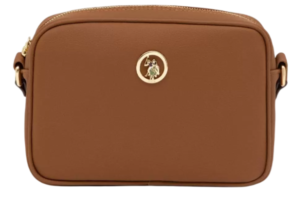 Сумка с фирменным логотипом женская / Коричневый / ONE SIZE