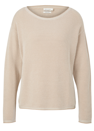 Джемпер однотонный женский / Коричневый / 44