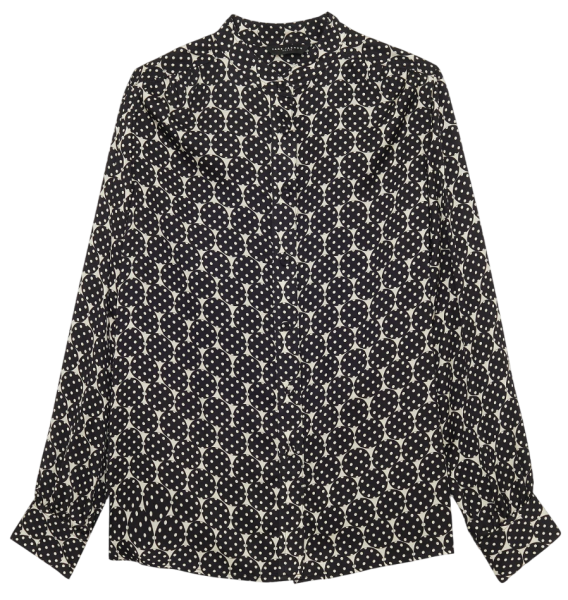 Блузка из вискозы женская / Черный / 42