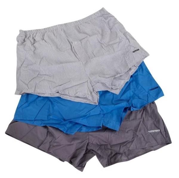 Набор мужских трусов, 3 шт / Голубой / 48