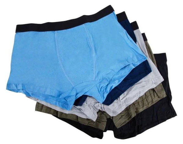 Набор мужских трусов, 5 шт / Синий / 52