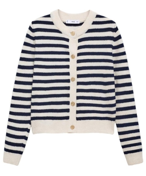 Кардиган на пуговицах женский / Синий / 42