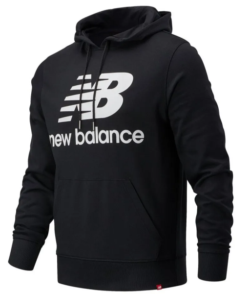 Худи с логотипом мужское / Черный / 44