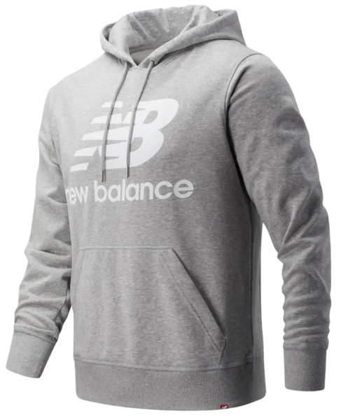 Худи с логотипом мужское / Серый / 44