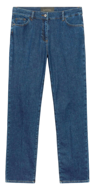 Джинсы прямого кроя женские / Синий / 44