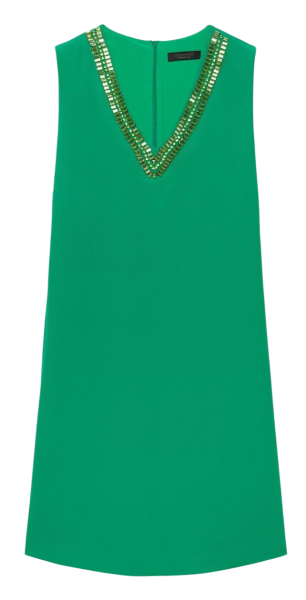 Платье футляр женское / Зеленый / 50