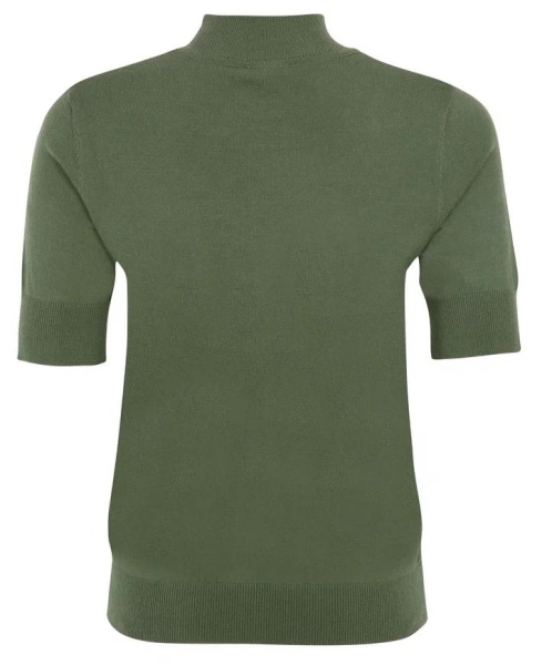 Джемпер с коротким рукавом женский / Зеленый / 44