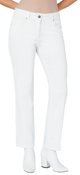 Джинсы прямого кроя женские / Белый / 56
