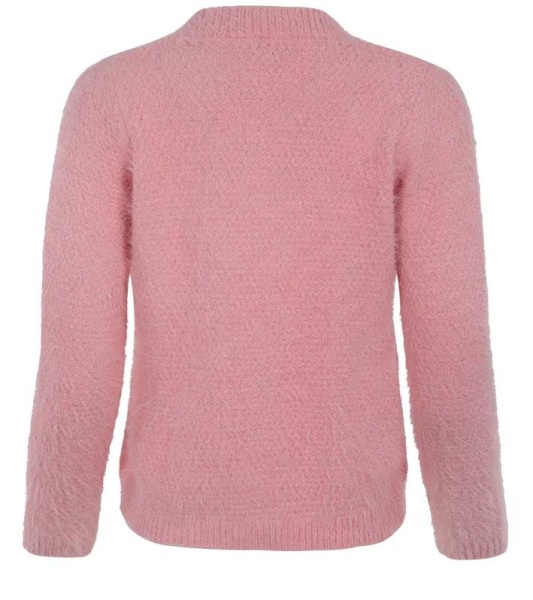 Кардиган на пуговицах женский / Розовый / 48