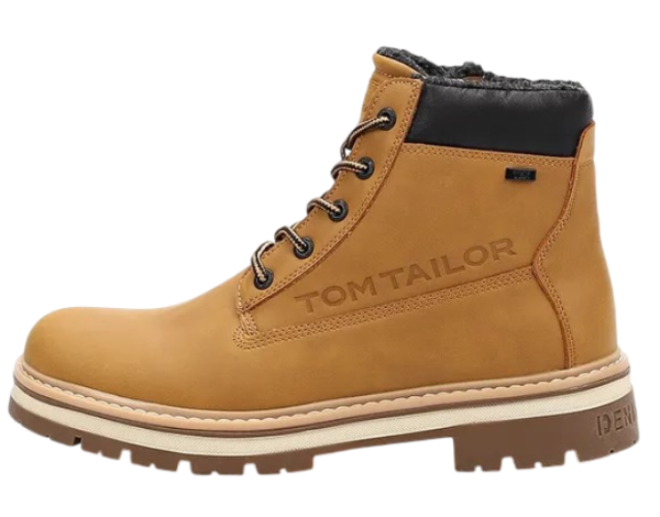 Ботинки с логотипом мужские / Коричневый / 43