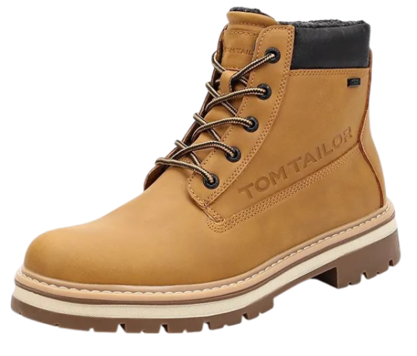 Ботинки с логотипом мужские / Коричневый / 43