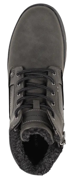 Ботинки с логотипом мужские / Темно-серый / 42