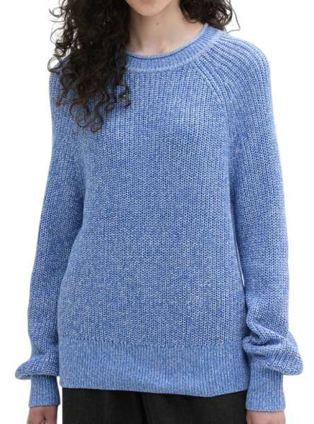 Джемпер прямого кроя женский / Синий / 46