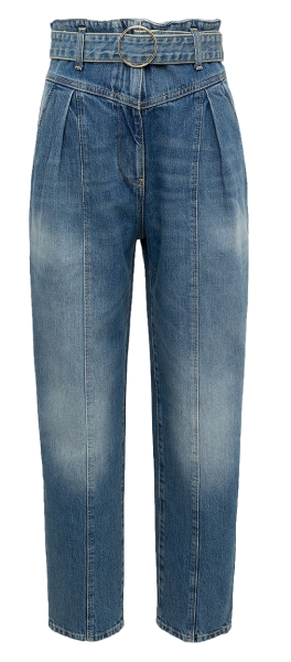 Джинсы зауженные женские / Синий / 42