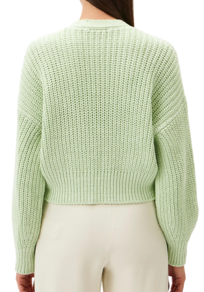 Кардиган укороченный женский / Зеленый / 40