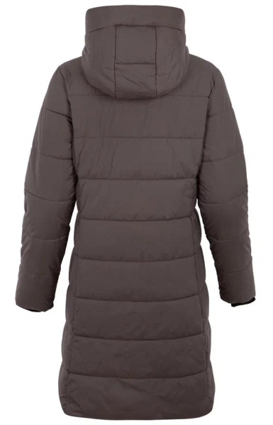 Пальто с капюшоном женское / Серый / 44