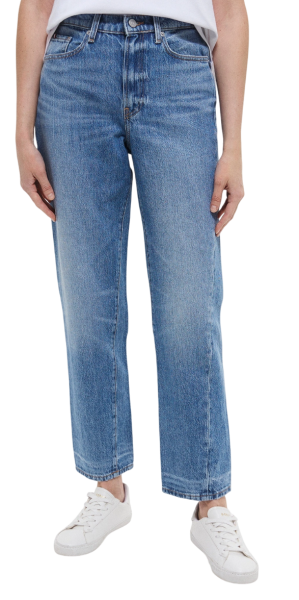 Джинсы прямого кроя женские / Синий / 44