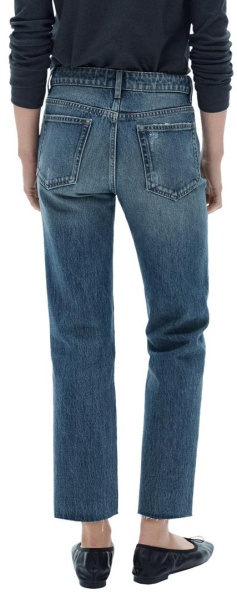 Джинсы из хлопка женские / Тёмно-синий / 40