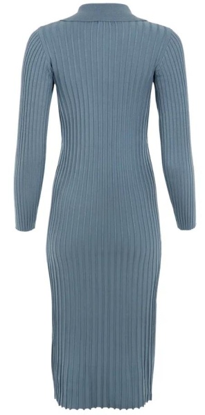 Платье миди женское / Голубой / 44