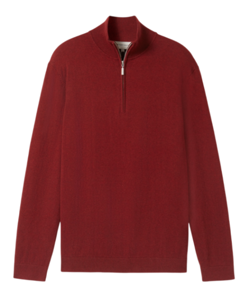 Джемпер на молнии мужской / Красный / 48
