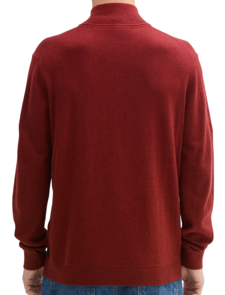 Джемпер на молнии мужской / Красный / 48