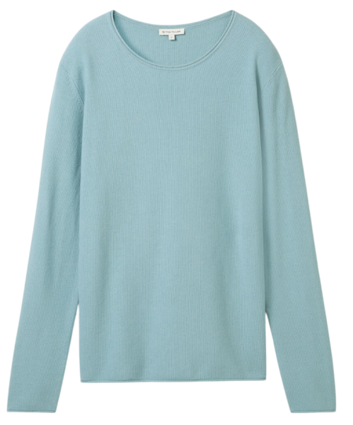 Джемпер прямого кроя женский / Бирюзовый / 48