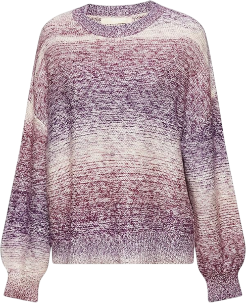 Джемпер свободного кроя женский / Сиреневый / 48