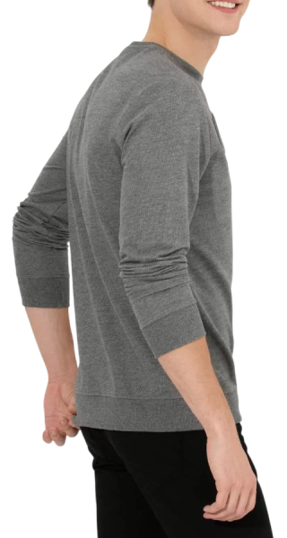 Свитшот с логотипом мужской / Темно-серый / 46