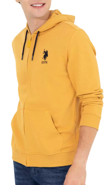 Толстовка с логотипом мужская / Желтый / 56