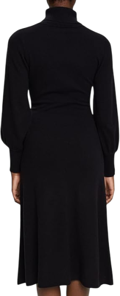 Платье с длинным рукавом женское / Черный / 44