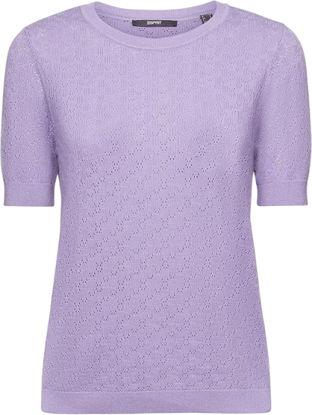 Джемпер с коротким рукавом женский / Сиреневый / 40