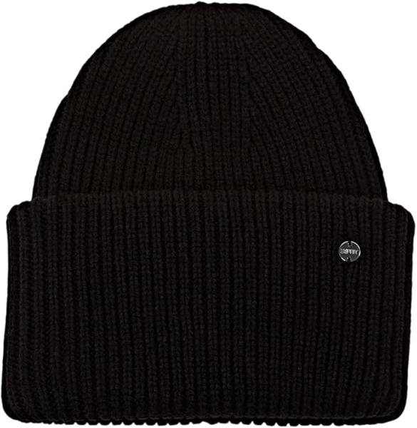 Шапка с логотипом женская / Черный / ONE SIZE