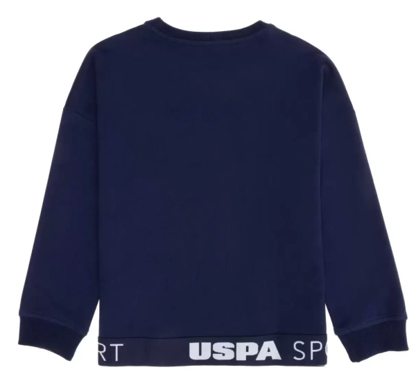 Свитшот с надписью для мальчика / Тёмно-синий / 152