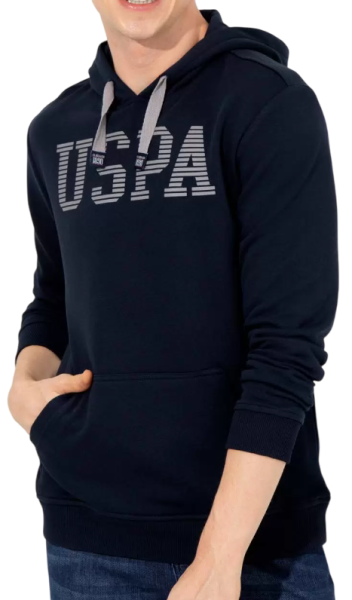 Худи с надписью мужское / Тёмно-синий / 44