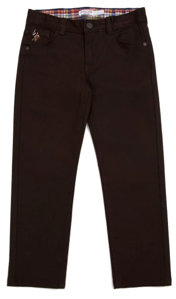 Брюки с логотипом для мальчика / Черный / 128