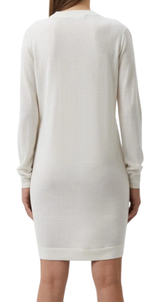 Платье с шерстью женское / Белый / 42