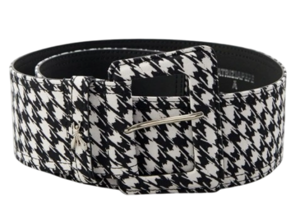 Ремень широкий женский / Черный / XXS