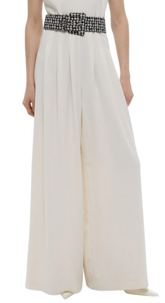 Ремень широкий женский / Черный / XXS