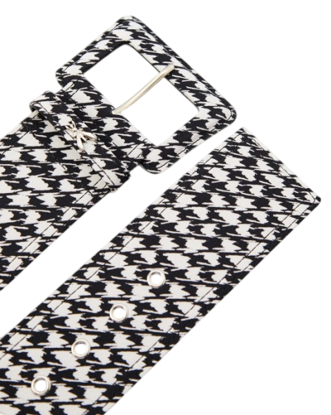 Ремень широкий женский / Черный / XXS