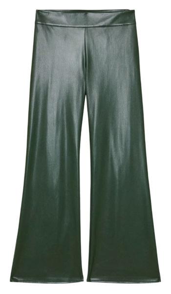 Брюки широкого кроя женские / Зеленый / 44