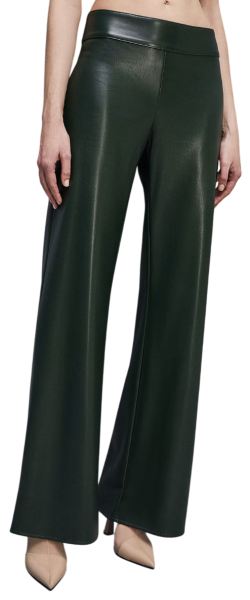 Брюки широкого кроя женские / Зеленый / 44