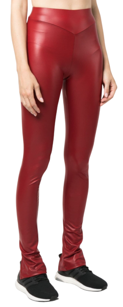 Брюки скинни женские / Красный / 40