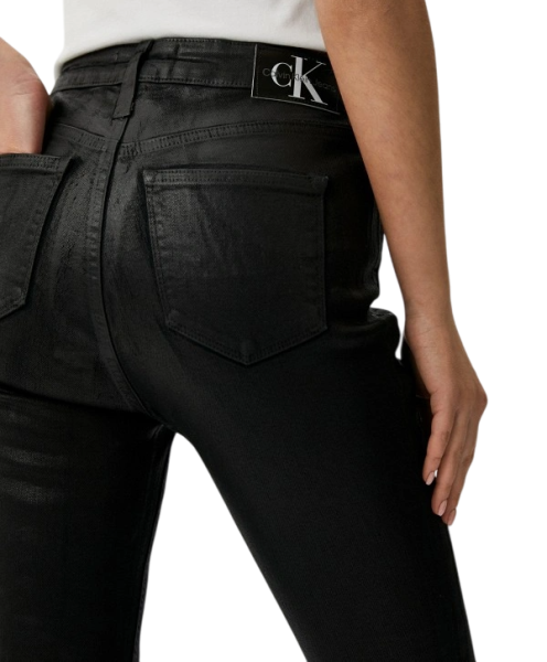 Джинсы Skinny с напылением женские / Черный / 40