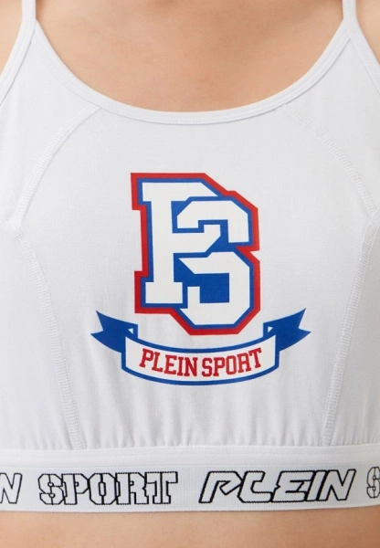 Топ спортивный с принтом женский / Белый / 46