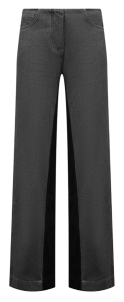 Джинсы широкого кроя женские / Серый / 42