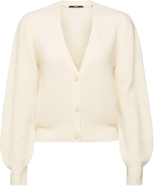 Кардиган прямого кроя женский / Бежевый / 48