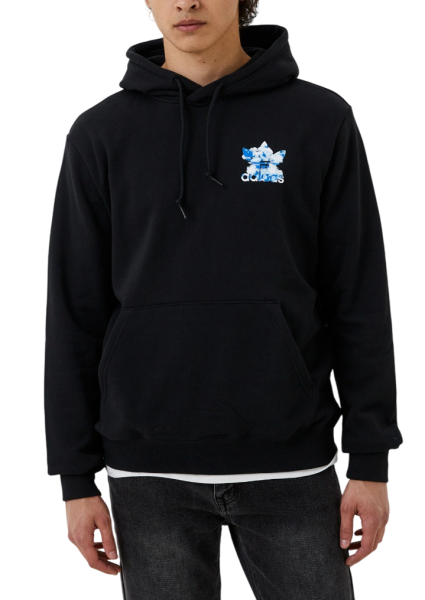 Худи с логотипом мужское / Черный / 48