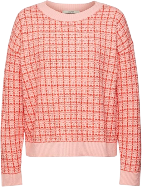 Джемпер с принтом женский / Коралловый / 42