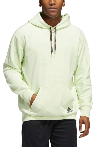 Худи с логотипом мужское / Зеленый / 44