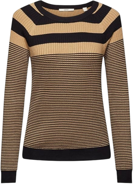 Джемпер в полоску женский / Бежевый / 44